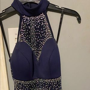 Navy Blue Formal Dress